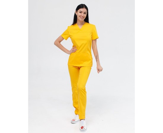 Изображение  Women's medical suit Topaz amber s. 50, "WHITE ROBE" 137-461-705, Size: 50, Color: amber