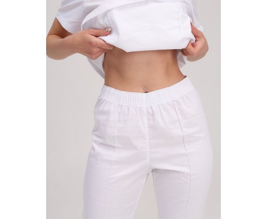 Изображение 5 Women's medical suit Topaz white s. 40, "WHITE ROBE" 137-324-705, Size: 40, Color: white
