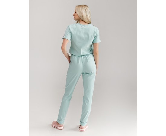 Изображение 2 Women's medical suit Marseille mint s. 42, "WHITE ROBE" 383-332-708, Size: 42, Color: mint
