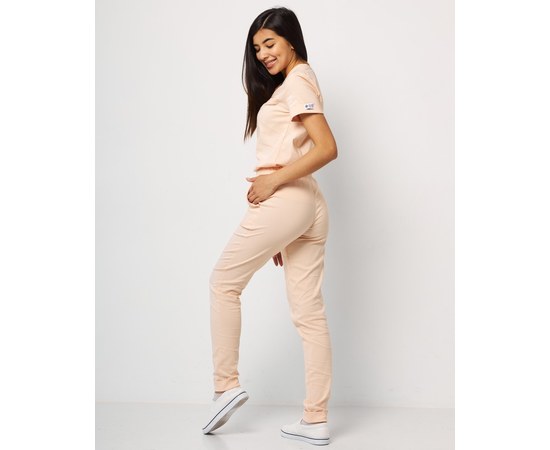 Изображение 2 Women's medical suit Marseille peach s. 48, "WHITE ROBE" 383-338-708, Size: 48, Color: peach