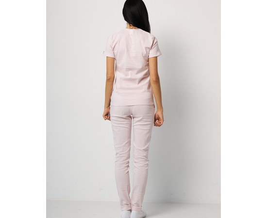 Изображение 2 Women's medical suit Marseille powder s. 42, "WHITE ROBE" 383-374-708, Size: 42, Color: powdery