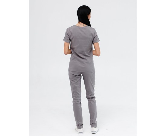 Изображение 2 Women's medical suit Marseille gray s. 44, "WHITE ROBE" 383-328-708, Size: 44, Color: grey