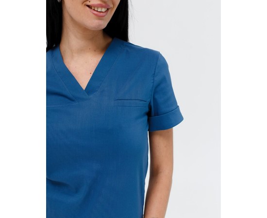 Изображение 4 Women's medical suit Marseille blue s. 54, "WHITE ROBE" 383-322-708, Size: 54, Color: blue