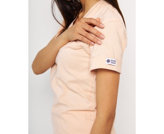 Изображение 5 Women's medical suit Marseille peach s. 38, "WHITE ROBE" 383-338-708, Size: 38, Color: peach