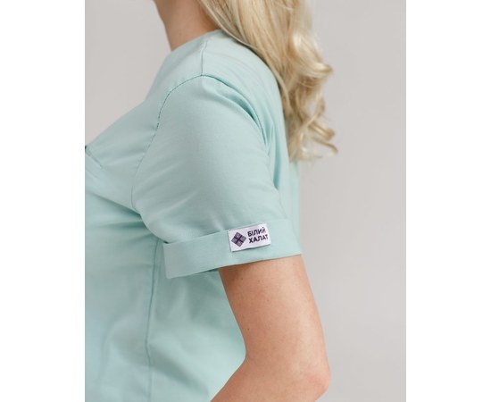 Изображение 5 Women's medical suit Marseille mint s. 44, "WHITE ROBE" 383-332-708, Size: 44, Color: mint