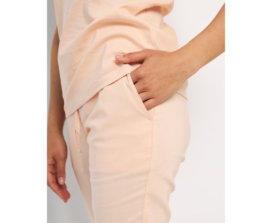 Изображение 8 Women's medical suit Marseille peach s. 42, "WHITE ROBE" 383-338-708, Size: 42, Color: peach