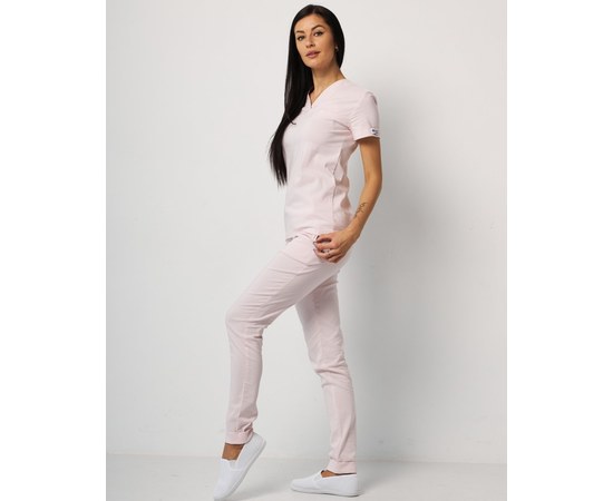 Изображение 9 Women's medical suit Marseille powder s. 42, "WHITE ROBE" 383-374-708, Size: 42, Color: powdery