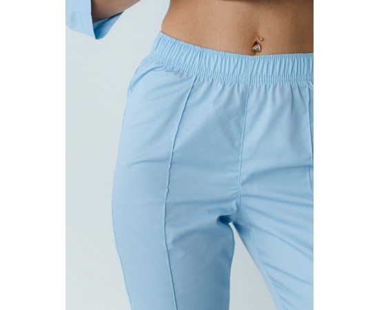 Изображение 9 Women's medical suit Sakura azure s. 44, "WHITE ROBE" 124-462-678, Size: 44, Color: azure