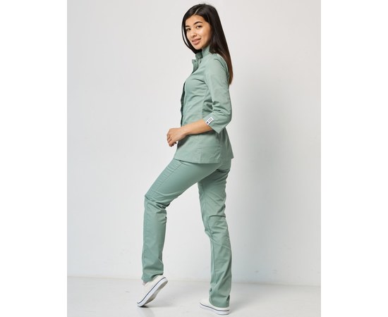 Изображение 9 Women's medical suit Sakura olive s. 42, "WHITE ROBE" 124-327-678, Size: 42, Color: olive