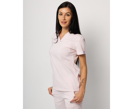 Изображение 10 Women's medical suit Marseille powder s. 48, "WHITE ROBE" 383-374-708, Size: 48, Color: powdery