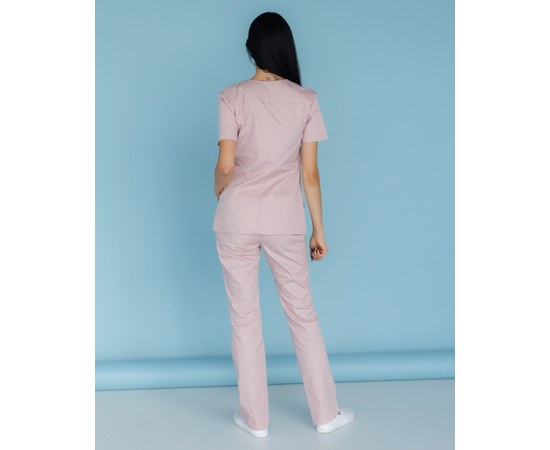 Изображение 5 Women's medical suit Topaz purple s. 52, "WHITE ROBE" 137-401-705, Size: 52, Color: lilac