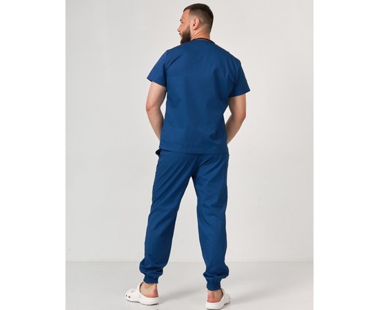 Изображение 2 Medical suit for men Texas blue s. 54, "WHITE ROBE" 136-322-677, Size: 54, Color: blue