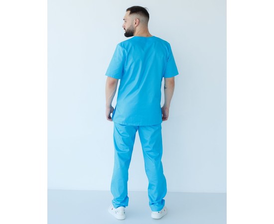 Изображение 2 Medical suit for men Granite cobalt s. 46, "WHITE ROBE" 130-439-710, Size: 46, Color: cobalt