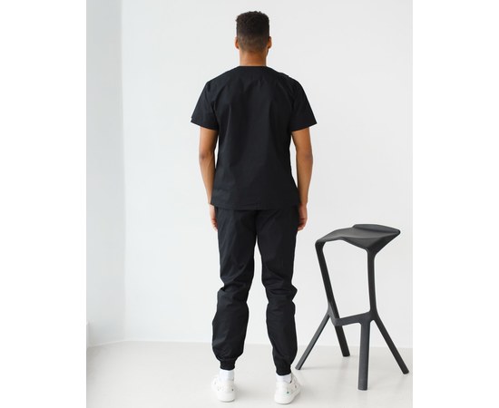 Изображение 2 Medical suit for men Texas black s. 52, "WHITE ROBE" 136-321-677, Size: 52, Color: black
