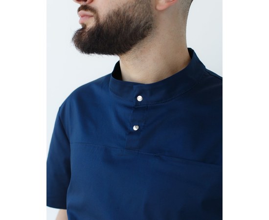 Изображение 4 Men's medical suit Denver dark blue s. 50, "WHITE ROBE" 404-406-679, Size: 50, Color: navy blue
