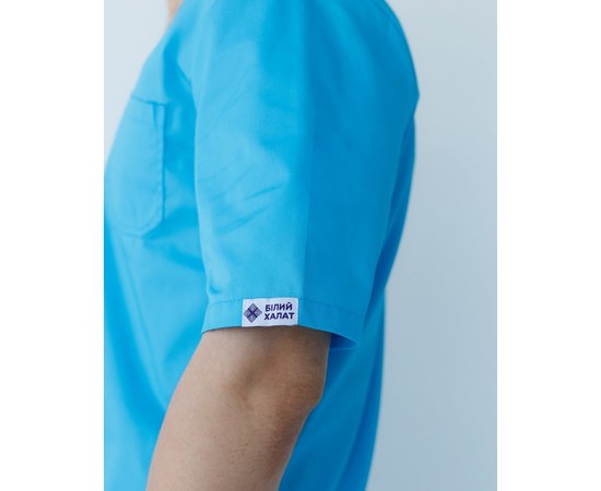 Изображение 7 Medical suit for men Granite cobalt s. 46, "WHITE ROBE" 130-439-710, Size: 46, Color: cobalt