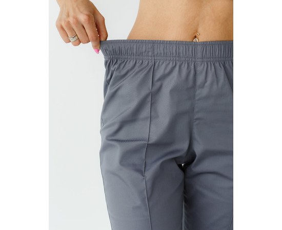 Изображение 9 Women's medical suit Topaz dark gray s. 52, "WHITE ROBE" 137-408-705, Size: 52, Color: dark grey