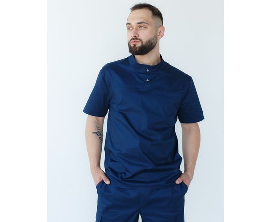 Изображение 3 Men's medical suit Denver dark blue +SIZE s. 60, "WHITE ROBE" 447-406-679, Size: 60, Color: navy blue