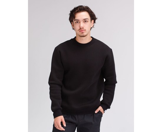 Изображение  Medical insulated sweatshirt for men Ontario black s. 2XL, "WHITE ROBE" 479-321-730, Size: 2XL, Color: black
