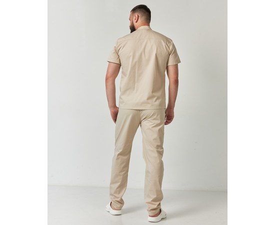 Изображение 2 Men's medical suit Boston cream s. 50, "WHITE ROBE" 129-460-679, Size: 50, Color: cream