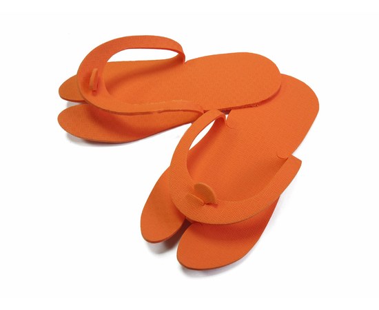 Изображение  Slippers-Vietnamese disposable pairs for women, orange
