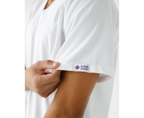 Изображение 7 Medical Men's Suit Arizona White s. 56, "WHITE ROBE" 482-324-924, Size: 56, Color: white