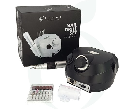 Изображение  Nail drill for manicure and pedicure Bucos ZS-601 PRO 45 W, black