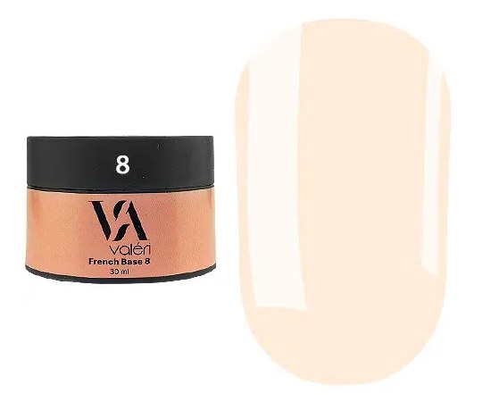 Изображение  Base for gel polish Valeri French Base 30 ml, № 08, Volume (ml, g): 30, Color No.: 8