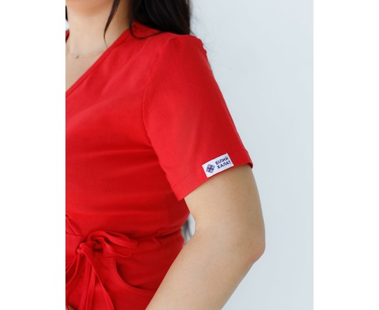 Изображение 4 Medical Women's Suit Rio Red +SIZE s. 56, "WHITE ROBE" 346-339-704, Size: 56, Color: red