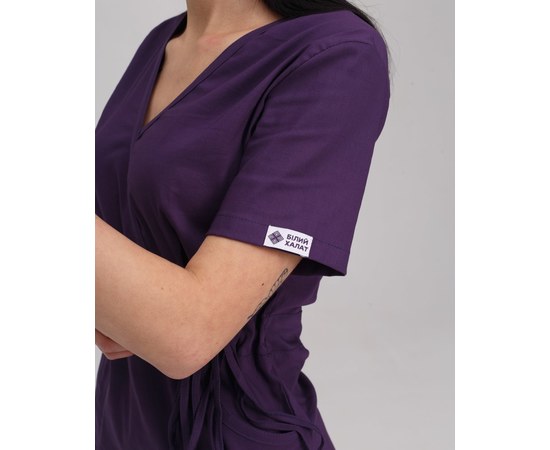 Изображение 7 Women's medical suit Rio purple s. 44, "WHITE ROBE" 135-335-707, Size: 44, Color: violet