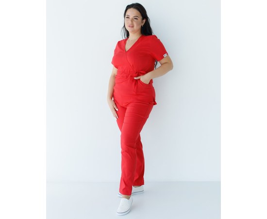 Изображение 11 Medical Women's Suit Rio Red +SIZE s. 56, "WHITE ROBE" 346-339-704, Size: 56, Color: red