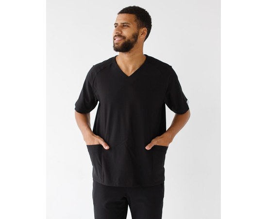 Изображение 3 Medical Men's Suit Arizona Black s. 56, "WHITE ROBE" 482-321-924, Size: 56, Color: black