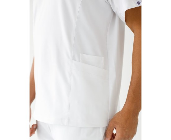 Изображение 5 Medical Men's Suit Arizona White s. 56, "WHITE ROBE" 482-324-924, Size: 56, Color: white
