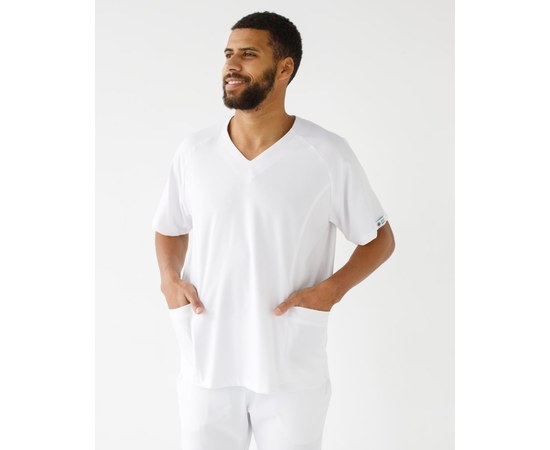 Изображение 3 Medical Men's Suit Arizona White s. 58, "WHITE ROBE" 482-324-924, Size: 58, Color: white