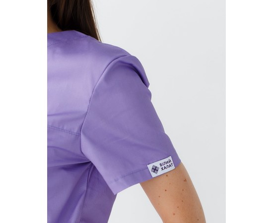Изображение 4 Women's medical shirt Topaz lavender s. 50, "WHITE ROBE" 164-353-705, Size: 50, Color: lavender