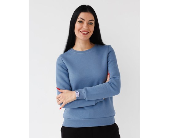 Изображение  Medical insulated Women's Sweatshirt Alaska Blue-Gray s. 2XL, "WHITE ROBE" 364-458-842, Size: 2XL, Color: голубой-серый