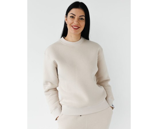 Изображение  Medical Insulated Women's Sweatshirt Ontario Light Beige s. 2XL, "WHITE ROBE" 473-494-730, Size: 2XL, Color: light beige