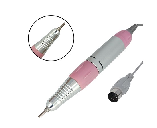Изображение  Ручка для фрезера ZS Premium 45 000 об., розовая, Цвет: Розовый