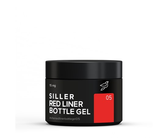 Изображение  Gel for extensions Siller Red Liner No. 05, 15 ml, Volume (ml, g): 15, Color No.: 5
