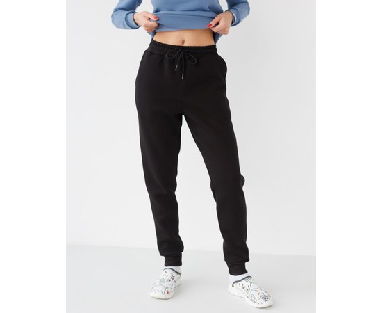 Изображение  Медицинские женские утепленные брюки Онтарио черные р. 2XL, "БЕЛЫЙ ХАЛАТ" 481-321-842, Размер: 2XL, Цвет: черный