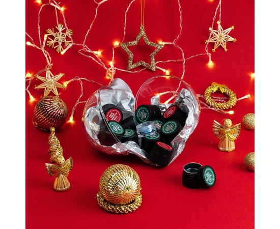 Изображение  Nails of the Day Новый год Dragon ball Holographic - новогодний адвент-слой, 12 продуктов по 5+1 в подарок