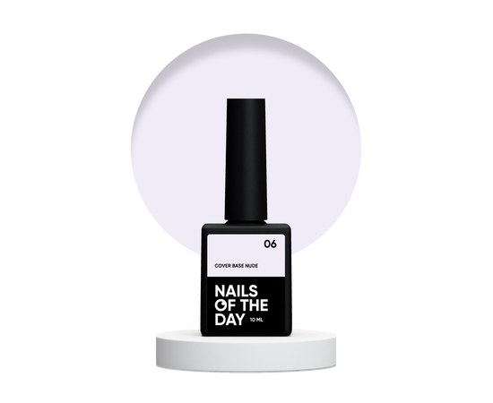 Изображение  Nails of the Day Cover base nude 06 - camouflage base for nails, 10 ml, Volume (ml, g): 10, Color No.: 6