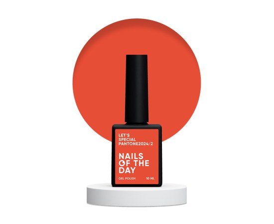 Изображение  Nails of the Day Let's special Pantone2024/2 - Salmon/Carrot One Coat Gel Nail Polish 10 ml, Volume (ml, g): 10, Color No.: 2