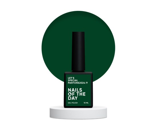 Изображение  Nails of the Day Let’s special Pantone2024/9 - травяной/зеленый гель-лак для ногтей, перекрывающий в два тоненьких слоя, 10 мл, Объем (мл, г): 10, Цвет №: 09