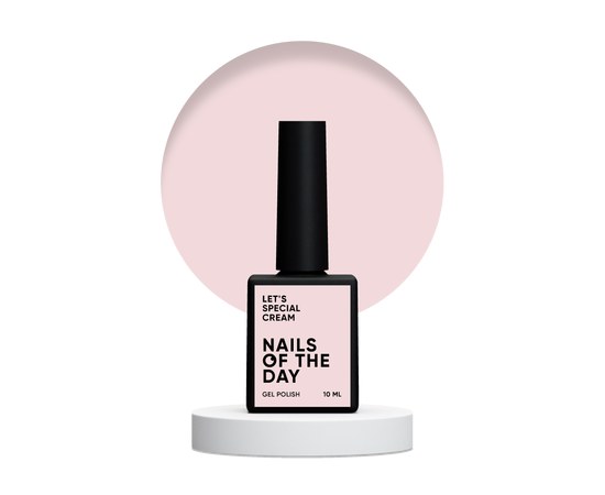 Зображення  Nails of the Day Let’s special Cream - кремовий гель-лак для нігтів, що перекриває в один шар, 10  мл, Об'єм (мл, г): 10, Цвет №: Cream