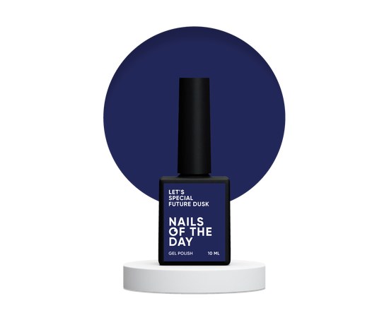 Изображение  Nails of the Day Let's special Future Dusk - Dark Blue One Coat Gel Nail Polish 10 ml, Volume (ml, g): 10, Color No.: Future Dusk
