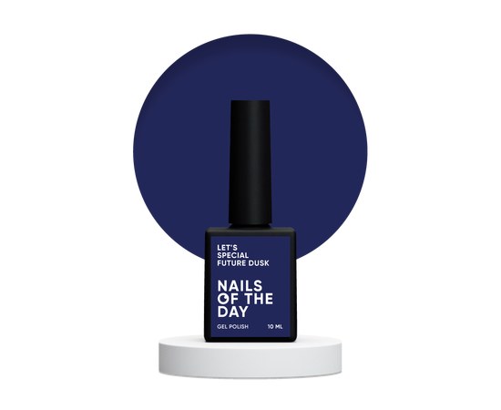 Изображение  Nails of the Day Let's special Future Dusk - Dark Blue One Coat Gel Nail Polish 10 ml, Volume (ml, g): 10, Color: Future Dusk