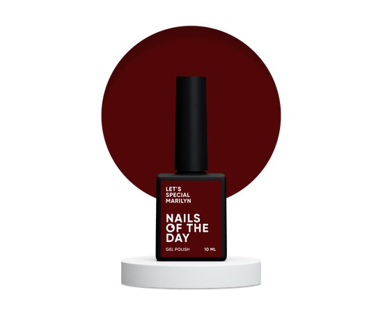 Изображение  Nails of the Day Let's special Marilyn - baked blood gel nail polish in one coat, 10 ml, Volume (ml, g): 10, Color No.: Marilyn