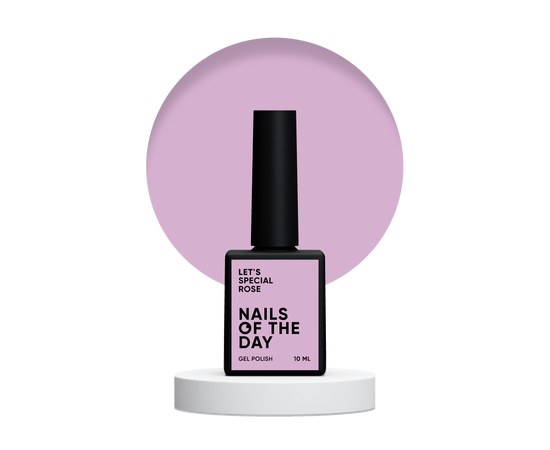 Зображення  Nails of the Day Let’s special Rose - пильно-рожевий гель-лак для нігтів, що перекриває в один шар, 10  мл