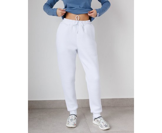 Зображення  Медичні жіночі утеплені штани Онтаріо білі р. XL, "БІЛИЙ ХАЛАТ" 481-324-842, Розмір: XL, Колір: білий